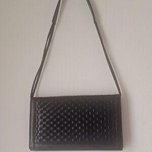 Vintage Black Leather In Excellent Conditions, Brand VARON, MADE IN Hungary